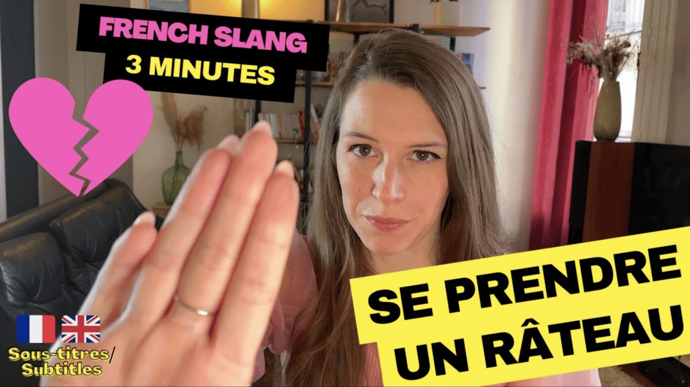 French idiom : Se prendre un râteau - LEARN FRENCH IN 3 MINUTES