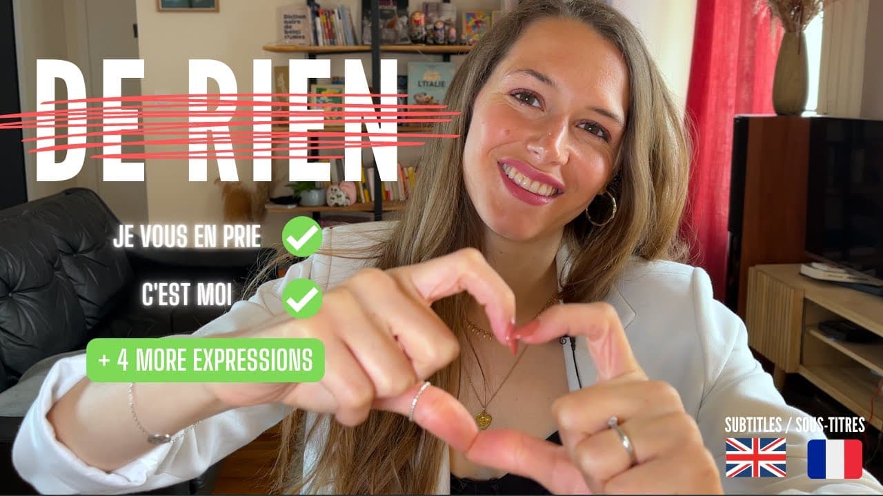 Don't Say « de rien » - 6 Ways to Reply to « merci » in French