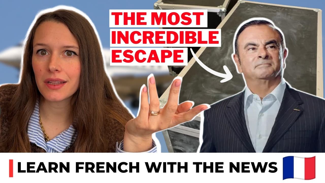 He Escaped Japan Hidden in a Box - Learn French with News #37